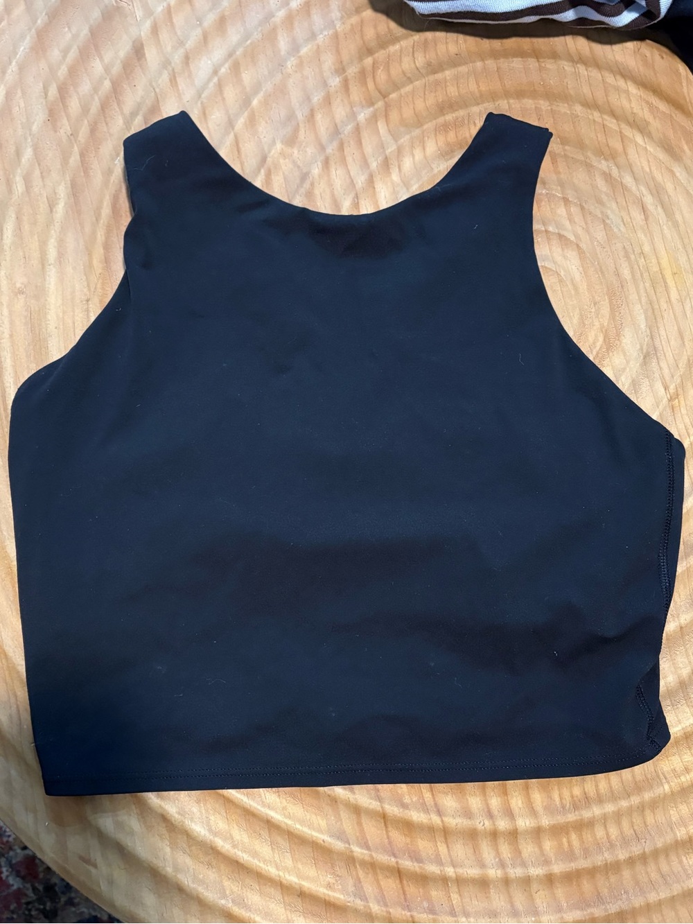 Athleta Black Cropped Tank